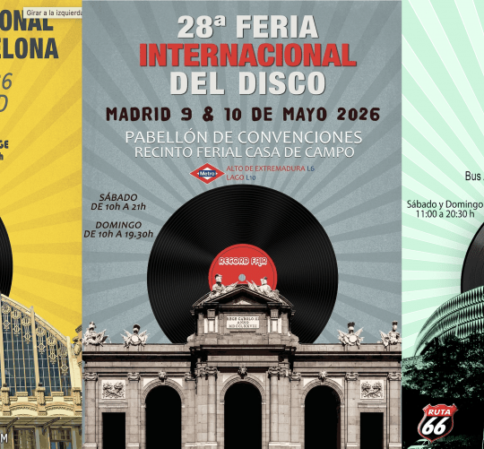 La Feria Internacional del Disco llega de nuevo a Barcelona, Madrid y Bilbao en mayo de este 2026, con venta de vinilos, actuaciones y más