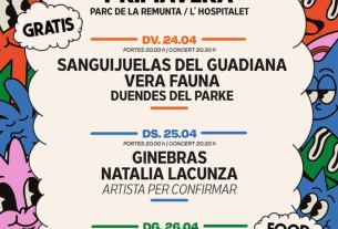 Aquí está la programación completa de las Fiestas de la Primavera de Hospitalet de Llobregat 2026, que incluyen multitud de conciertos