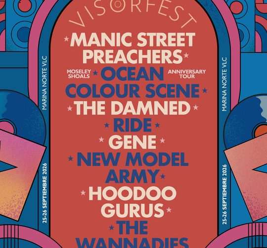 El cartel del Visor Fest 2026 sigue creciendo con Manic Street Preachers y The Damned. La cita es los días 25 y 26 de septiembre en Valencia