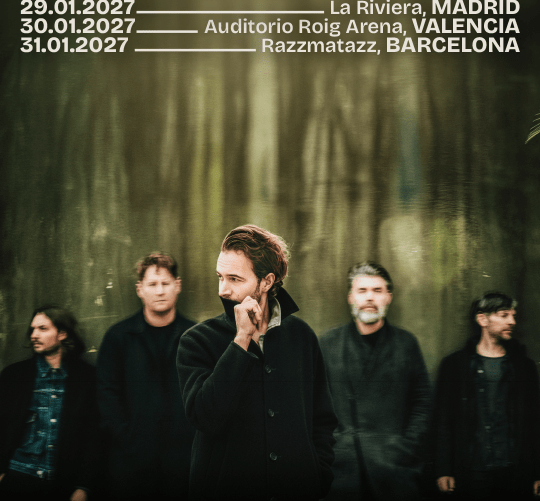 Editors regresan a España en 2027 con tres conciertos en enero en Madrid (La Riviera), Valencia (Roig Arena) y Barcelona (Razzmatazz)