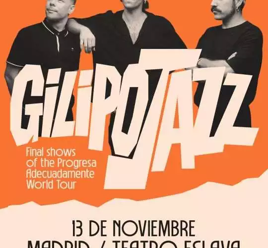 El próximo 13 de noviembre, Teatro Eslava acogerá el concierto más importante hasta la fecha del trío madrileño Gilipojazz, que cierra gira