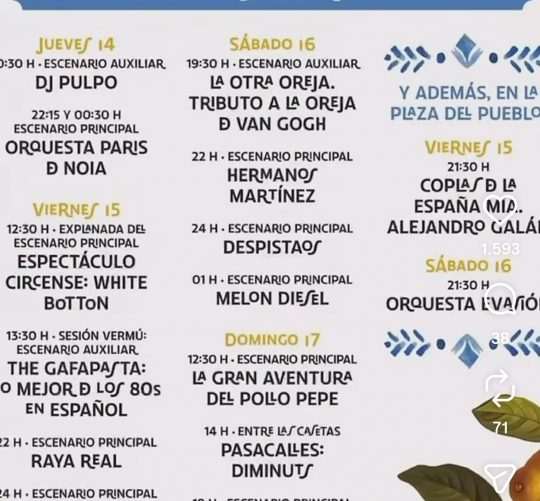 Alcobendas celebra sus Fiestas de San Isidro 2026 del 14 al 17 de mayo con una programación repleta de conciertos (todos ellos gratuitos)
