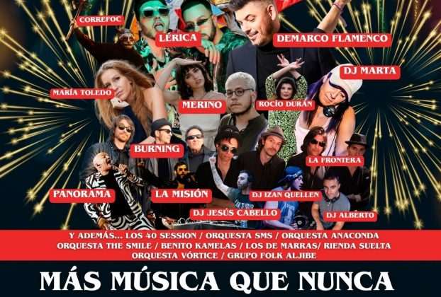 Conciertos de las Fiestas patronales de San Fernando de Henares 2026. Unos festejos populares que se celebrarán este año del 22 al 31 de mayo