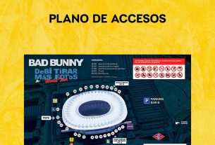 Horarios oficiales, accesos y toda la información práctica para los diez conciertos de Bad Bunny en el Estadio Riyadh Air Metropolitano de Madrid
