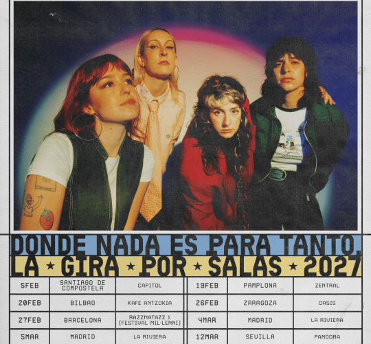 Ginebras anuncia los primeros conciertos en salas de presentación de su nuevo disco, 'Donde nada es para tanto'
