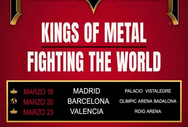 Manowar suma Valencia a sus conciertos en Madrid y Badalona en marzo de 2027. De este modo la banda de hará una gira española de 3 conciertos