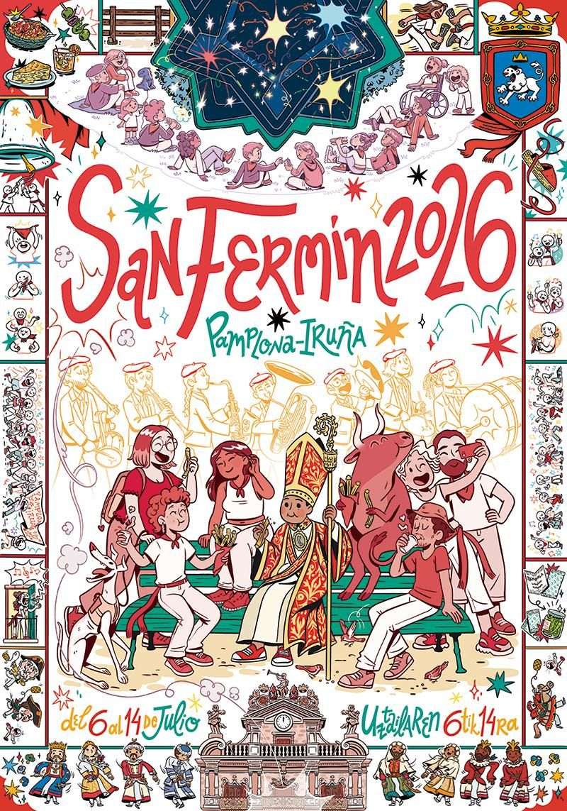 San Fermín 2026 ya empieza a sonar en Pamplona con el anuncio de la programación de los primeros conciertos (todos ellos gratuitos)