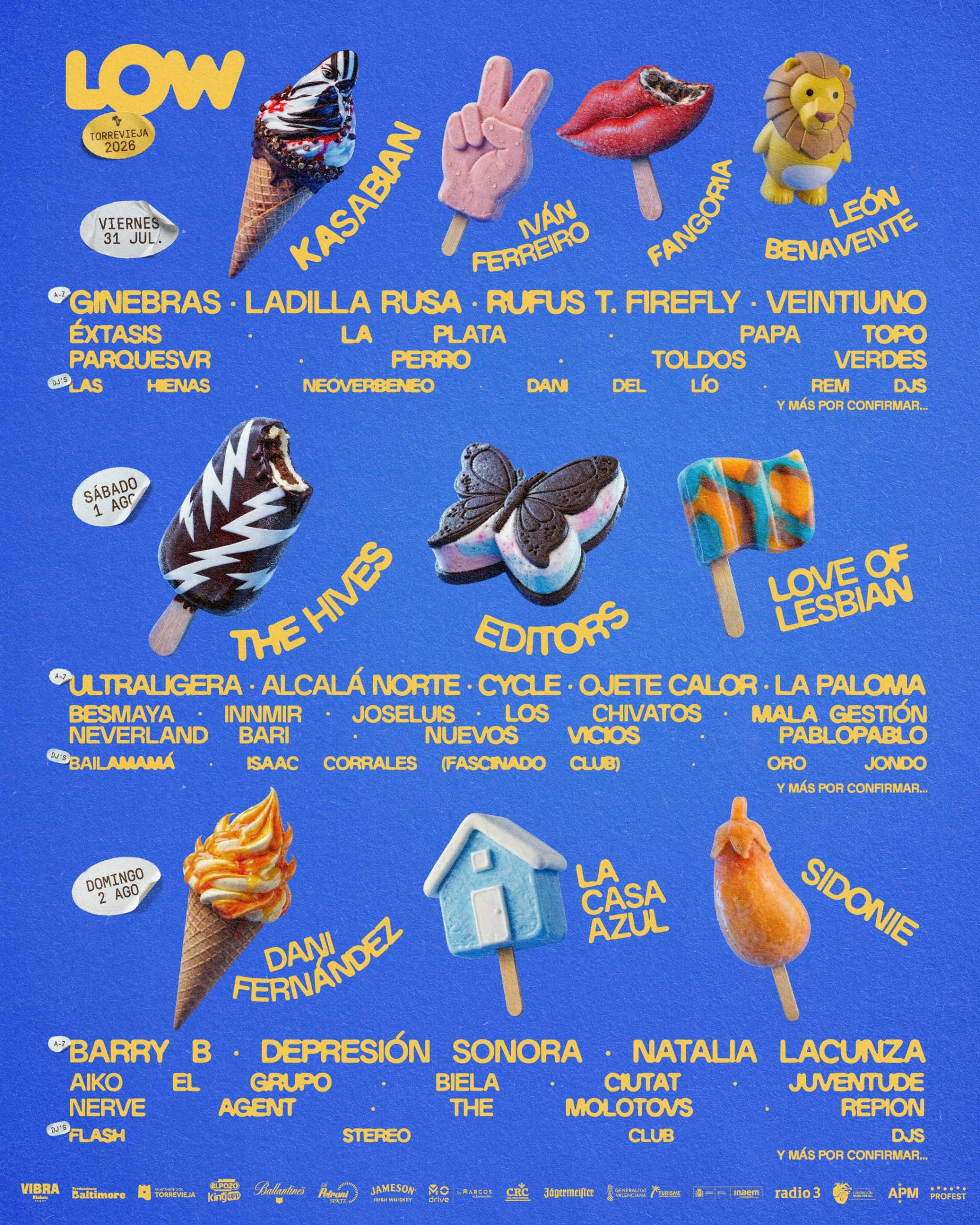 Low Festival ya tiene distribución por días para su nueva edición en Torrevieja, que convertirá la ciudad este 2026 en uno de los grandes epicentros musicales del verano
