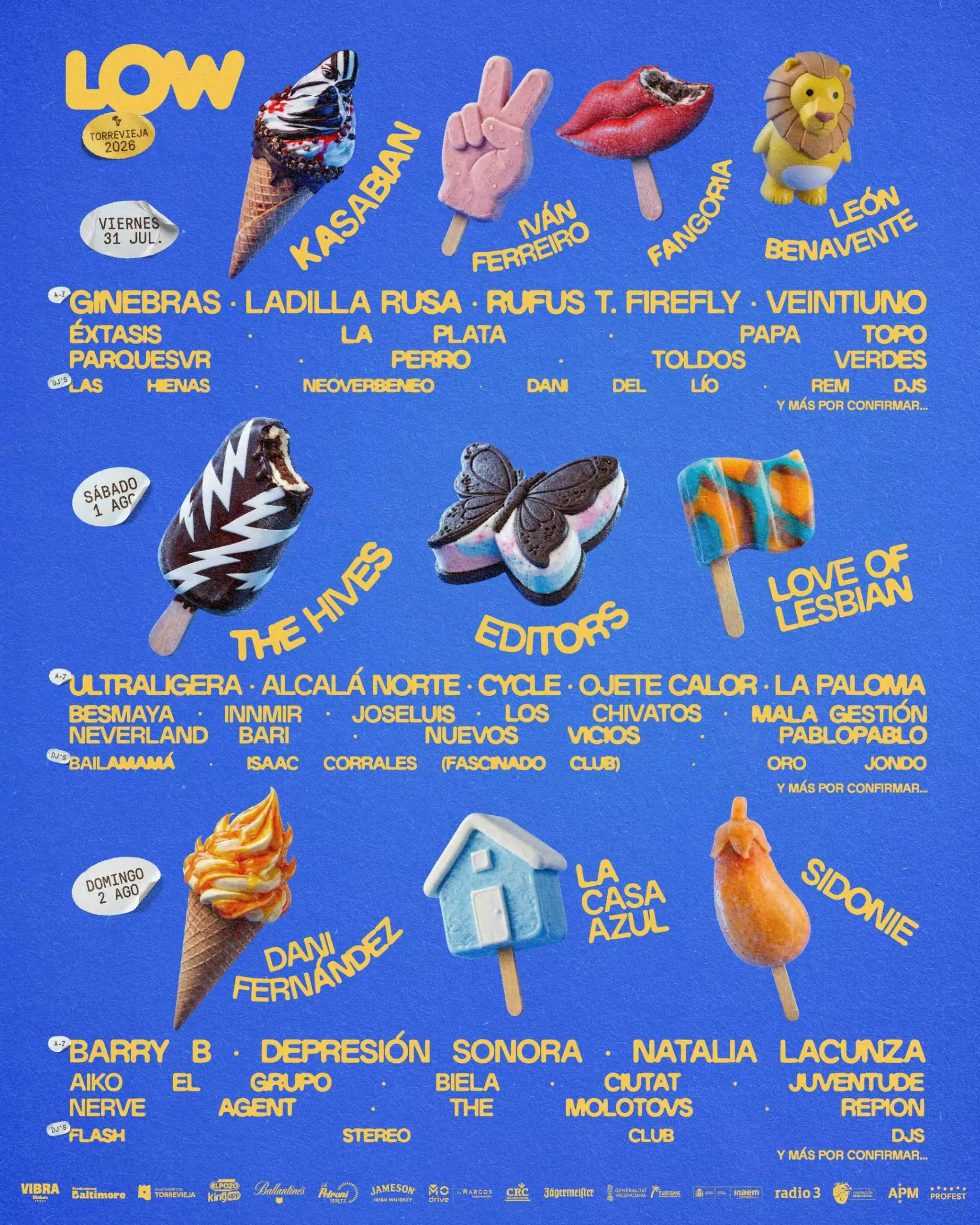 Low Festival ya tiene distribución por días para su nueva edición en Torrevieja, que convertirá la ciudad este 2026 en uno de los grandes epicentros musicales del verano