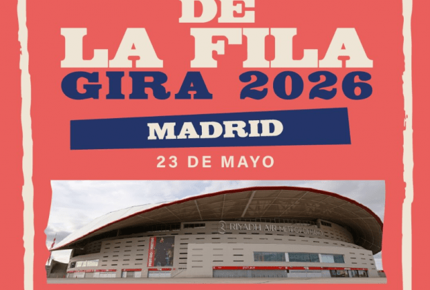 Horarios e información práctica acerca del concierto de El Último de la Fila el sábado 23 de mayo en el Estadio Metropolitano de Madrid