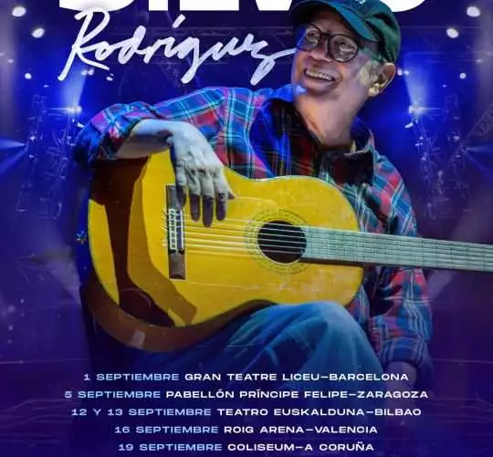 Silvio Rodríguez volverá a nuestro país este 2026 con una gira española de nueve conciertos durante los meses de septiembre y octubre