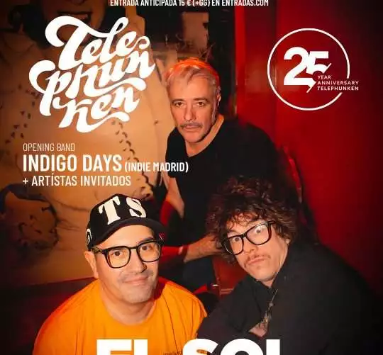 La gira 25 aniversario de Telephunken llega este miércoles 10 de junio a la Sala El Sol de Madrid