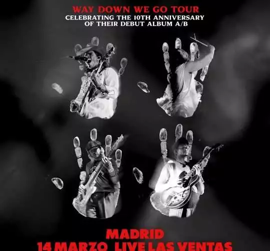 La banda islandesa de rock Kaleo anuncia conciertos en Madrid y Barcelona en marzo de 2027 para conmemorar los diez años de su primer disco