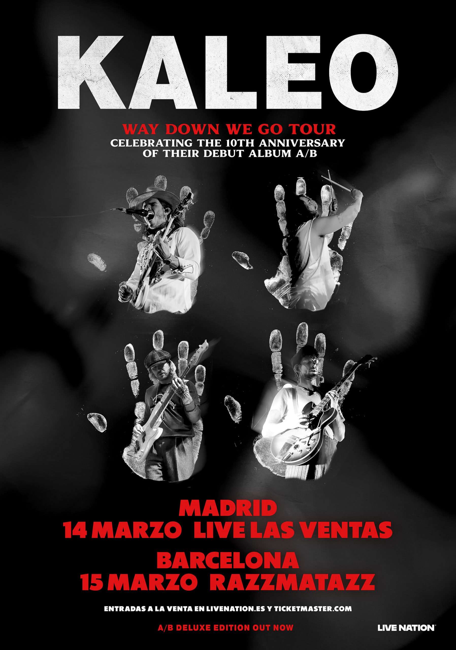 La banda islandesa de rock Kaleo anuncia conciertos en Madrid y Barcelona en marzo de 2027 para conmemorar los diez años de su primer disco
