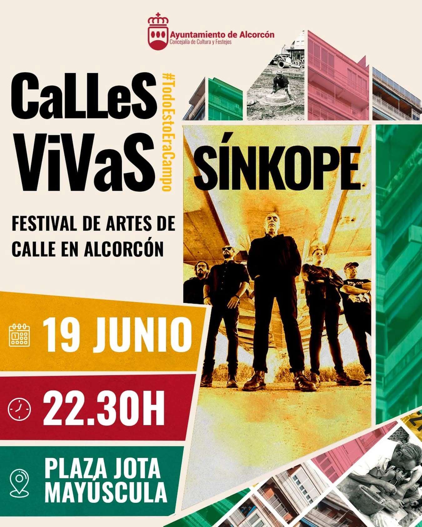 Sínkope dará un concierto gratuito en Alcorcón este próximo viernes 19 de junio