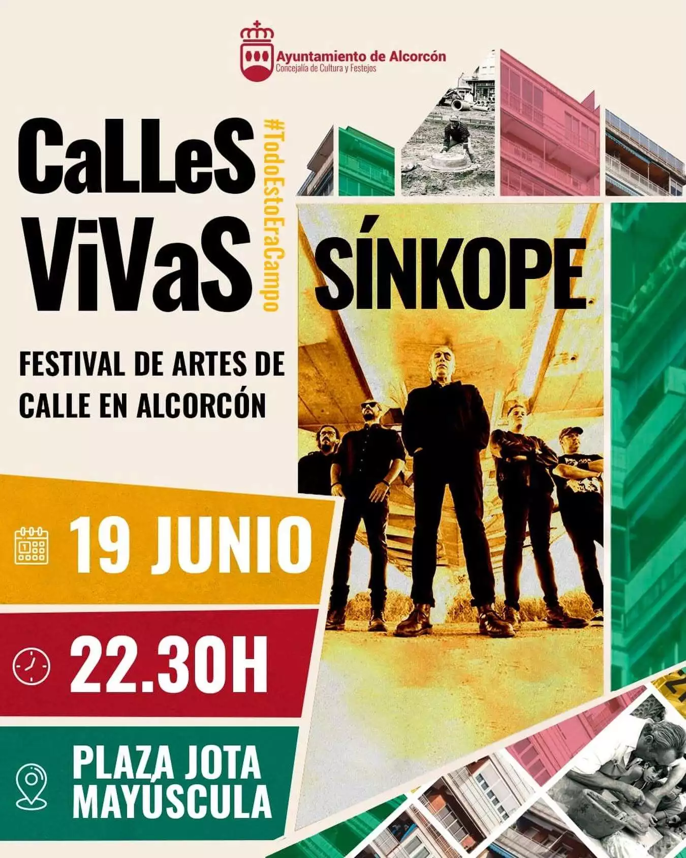 Sínkope dará un concierto gratuito en Alcorcón este próximo viernes 19 de junio