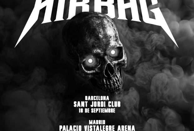 Airbag volverá a España el próximo mes de septiembre para ofrecer dos únicos conciertos en nuestro país en Barcelona y Madrid