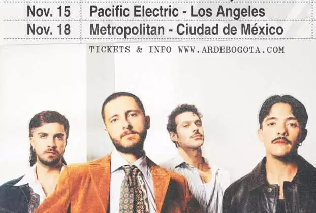 Arde Bogotá anuncia conciertos en Brooklyn, Los Ángeles y Ciudad de México y anticipa que próximamente harán una gira por salas españolas
