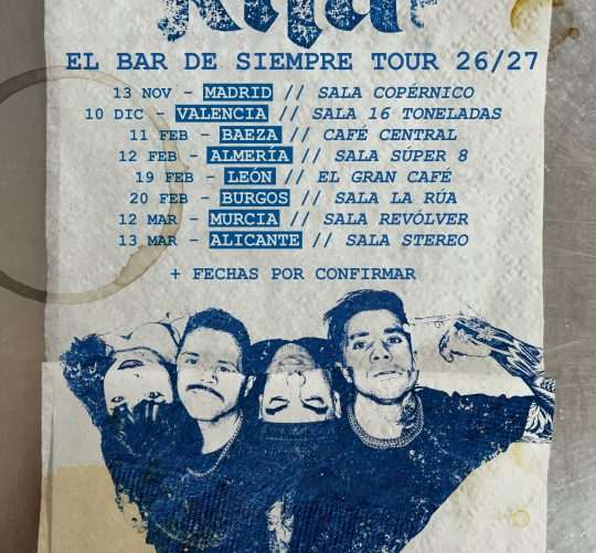la banda madrileña Kitai inicia una nueva gira de salas que recorrerá la geografía española hasta el 2027 para presentar su nuevo disco