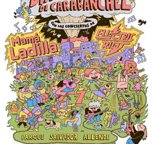 Mamá Ladilla dará un concierto gratuito en Carabanchel (Madrid) el próximo sábado día 11 de julio, en el Parque Salvador Allende