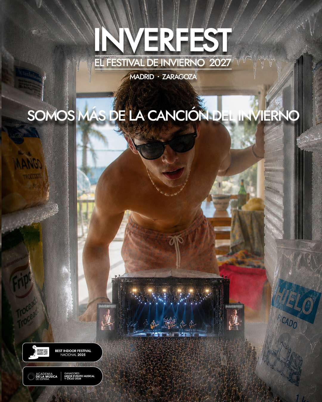 Estamos en verano, pero por aquí llega Inverfest con novedades sobre sus primeros conciertos en Madrid y Zaragoza para su edición de 2027