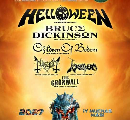 Rock Imperium Festival sigue elevando el listón de su edición de 2027 con una incorporación de auténtico lujo: Bruce Dickinson