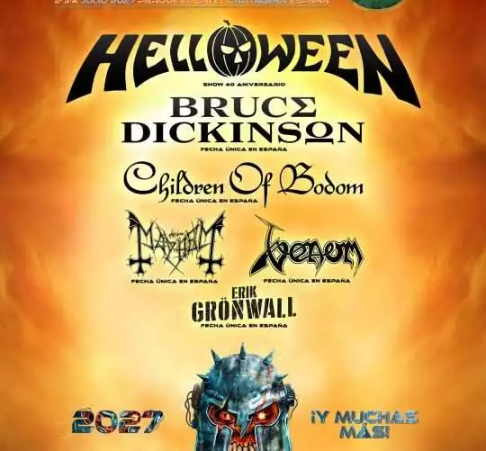 Rock Imperium Festival sigue elevando el listón de su edición de 2027 con una incorporación de auténtico lujo: Bruce Dickinson
