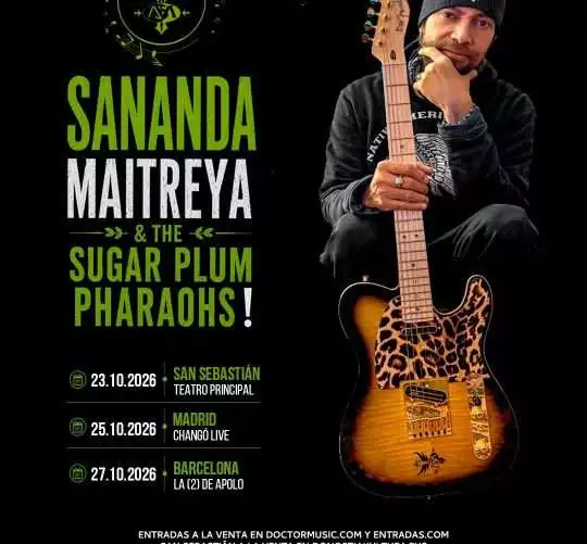 Sananda Maitreya, anteriormente conocido como Terence Trent D'Arby, anuncia una gira española para el próximo mes de octubre de este 2026