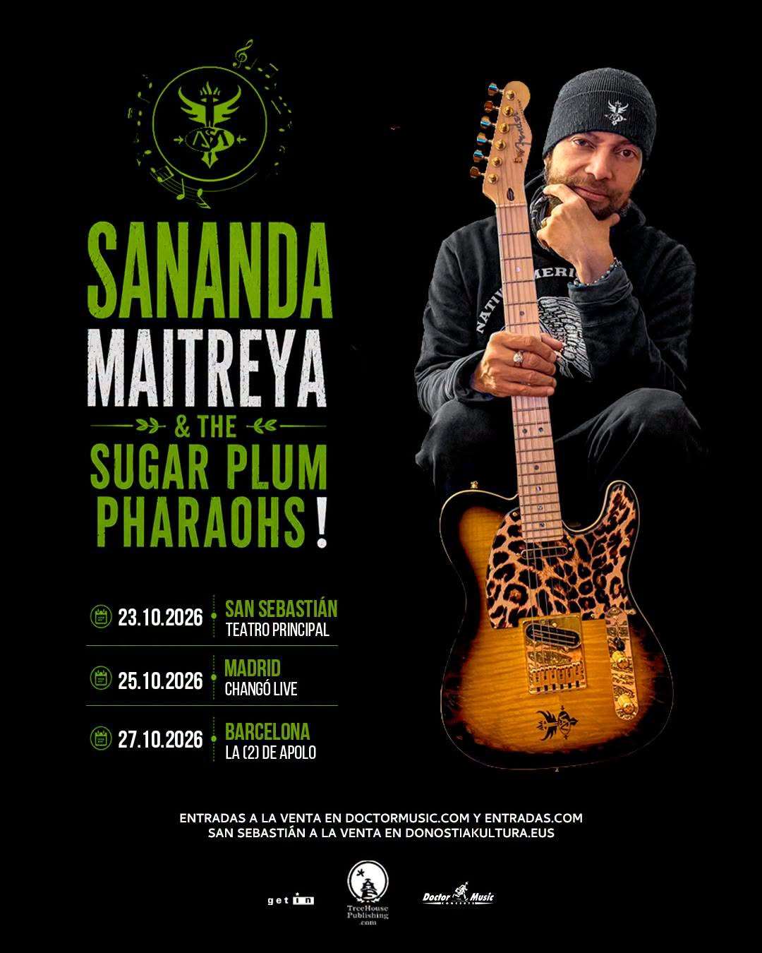 Sananda Maitreya, anteriormente conocido como Terence Trent D'Arby, anuncia una gira española para el próximo mes de octubre de este 2026