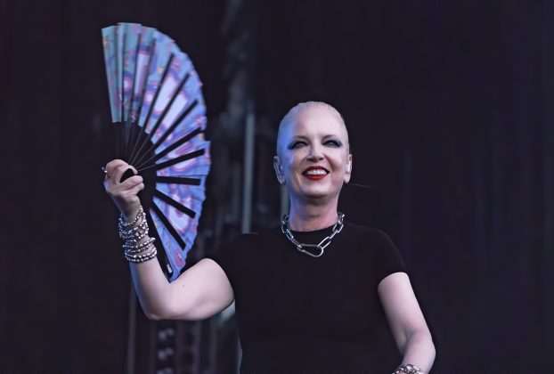 Shirley Manson, cantante de Garbage, en las Noches del Botánico