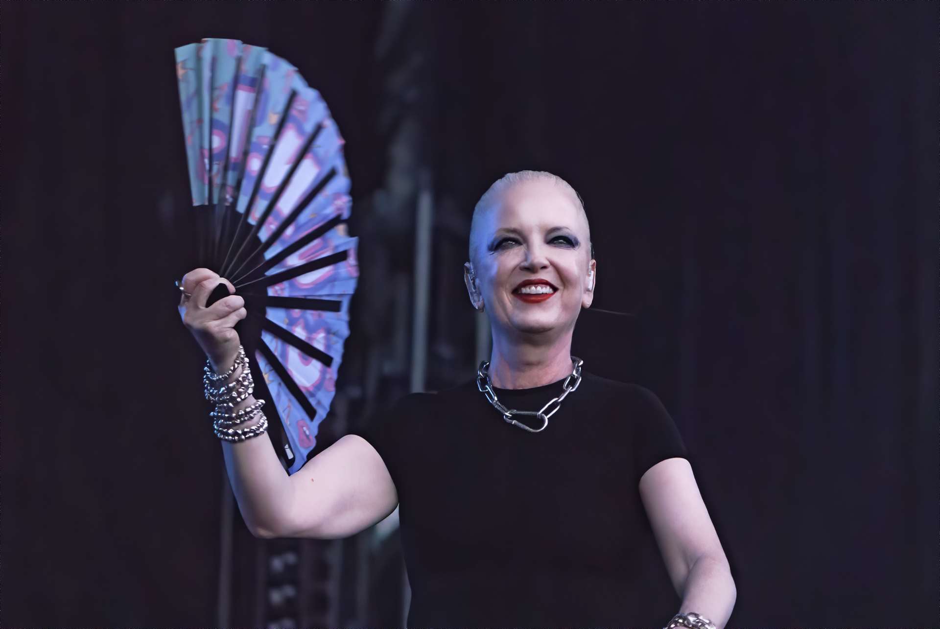 Shirley Manson, cantante de Garbage, en las Noches del Botánico