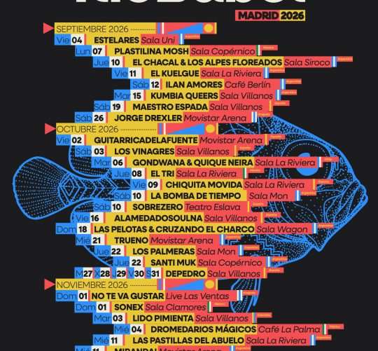 Las noches de Río Babel es un ciclo de conciertos que amplía en las salas de Madrid el universo de Río Babel más allá del festival de verano