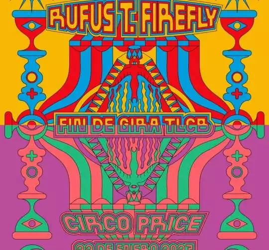 El Teatro Circo Price es el lugar escogido por Rufus T Firefly para poner punto y final en Madrid a la gira de su disco Todas las cosas buenas