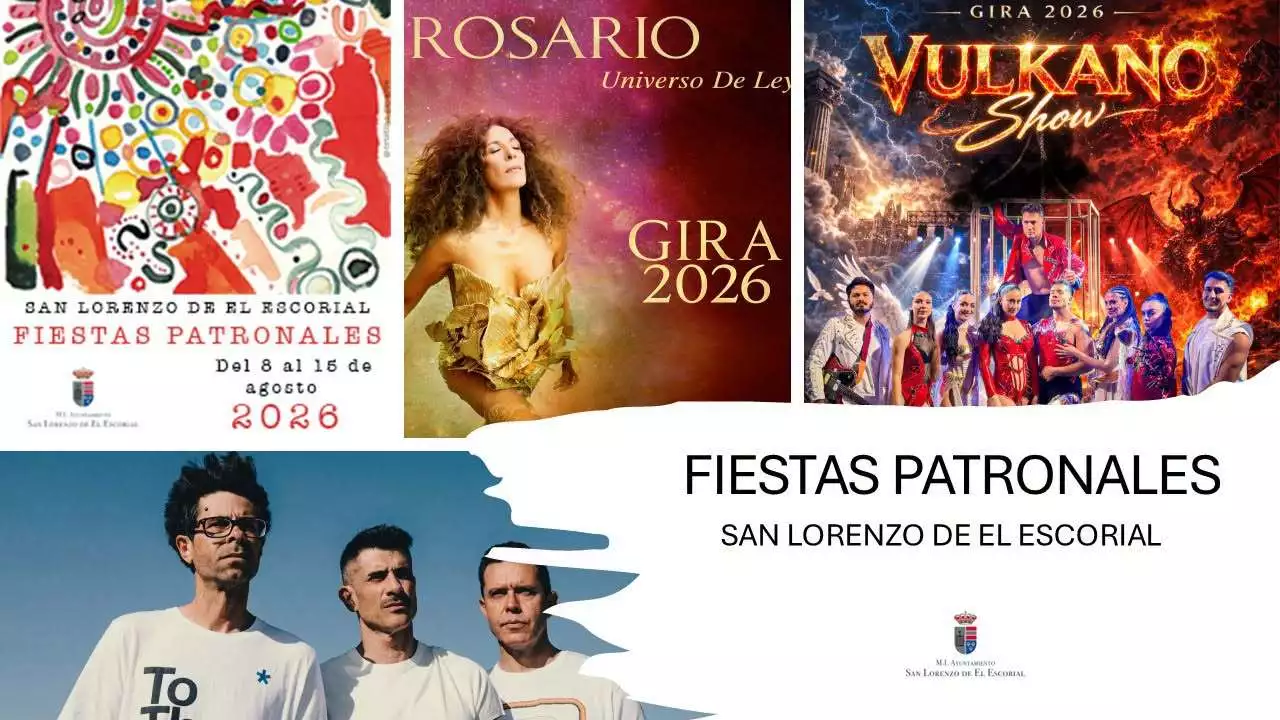 San Lorenzo de El Escorial prepara sus Fiestas Patronales 2026 con ocho días de conciertos, tradición y actividades para todas las edades