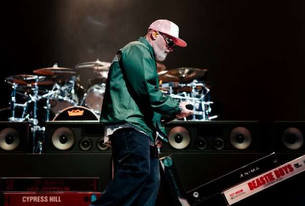 Fred Durst en el concierto de Limp Bizkit en el Movistar Arena de Madrid el 1 de julio de 2026