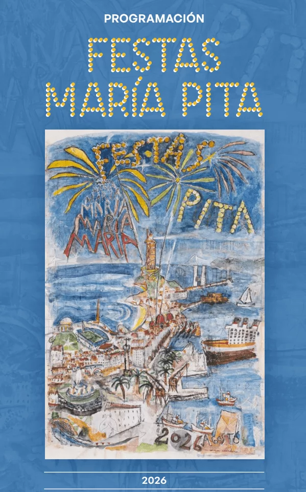 Programación de las Fiestas de María Pita 2026 en A Coruña, con los horarios de los conciertos gratuitos en la Plaza de María Pita