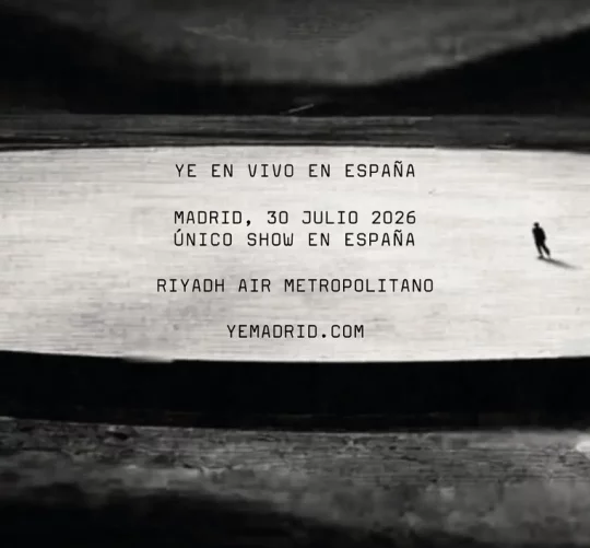 Horarios oficiales para el concierto de Kanye West (Ye) en el estadio Riyadh Air Metropolitano de Madrid