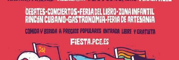 Programación de conciertos de las Fiesta del PCE 2026, que tendrá lugar un año más en el Auditorio Miguel Ríos de Rivas Vaciamadrid