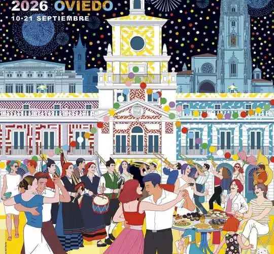 Programa de las Fiestas de San Mateo 2026 en Oviedo, que se celebrarán del 10 al 21 de septiembre, con multitud de conciertos variados