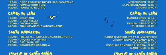 El Festival Noroeste Estrella Galicia 2026 da a conocer los horarios de su trigésimo novena edición, con cinco días de música en directo