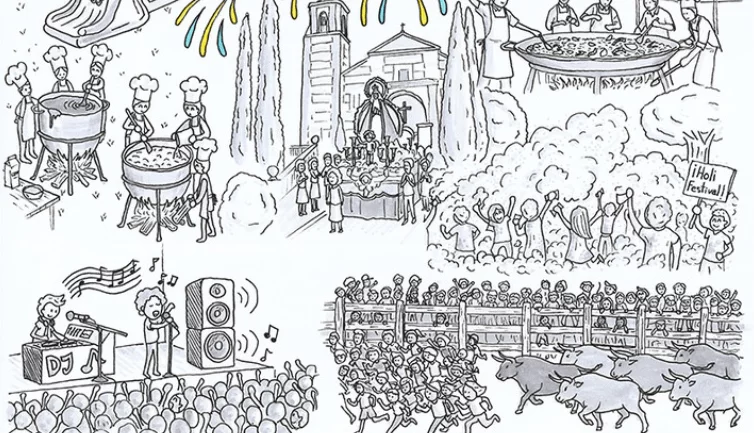 Madrid se llena de conciertos en las fiestas populares de Pinto, Leganés y La Paloma (en la capital) este finde del 14, 15 y 16 de agosto.