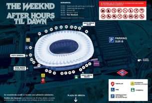 horarios oficiales, accesos y toda la información práctica para los tres conciertos de The Weeknd en el Estadio Metropolitano de Madrid