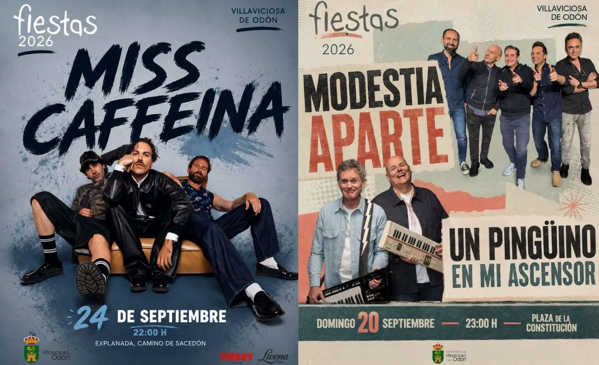 Villaviciosa de Odón celebra estos días sus fiestas de 2026 con un programa de conciertos variado y por eso vamos a repasar los horarios