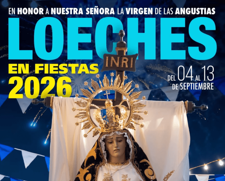 Loeches celebra sus Fiestas Patronales 2026 desde este miércoles 9 de septiembre hasta el domingo 13, con diversos conciertos gratuitos
