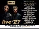 Oasis anuncia dos conciertos en Barcelona el próximo verano en su gira de 2027 los días 10 y 11 de julio en el Estadi Olímpic Lluis Companys