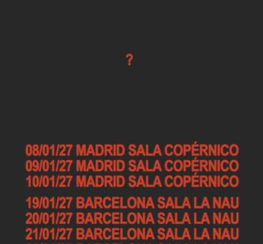 Tras un largo silencio musical y sin desvelar más información, Cala Vento anuncia su regreso con varios conciertos en Madrid y Barcelona