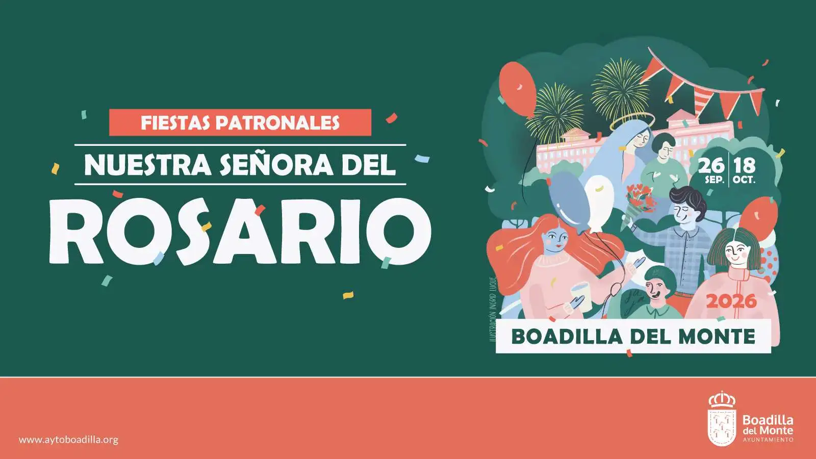 La programación de conciertos de las fiestas del Rosario, en Boadilla del Monte, apuesta este 2026 por Loquillo, Siloé y Álvaro de Luna