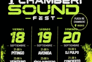 Del viernes 18 al domingo 20 de septiembre, se celebra en la Plaza de Chamberí de Madrid la primera edición del Chamberí Sound Fest