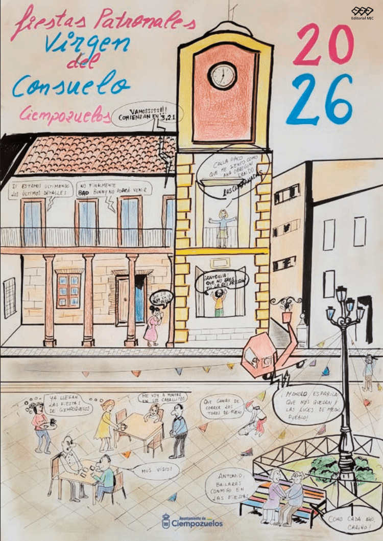 Ciempozuelos celebra sus fiestas patronales de 2026 desde el viernes 11 hasta el martes 15 de septiembre con conciertos y actividades variadas