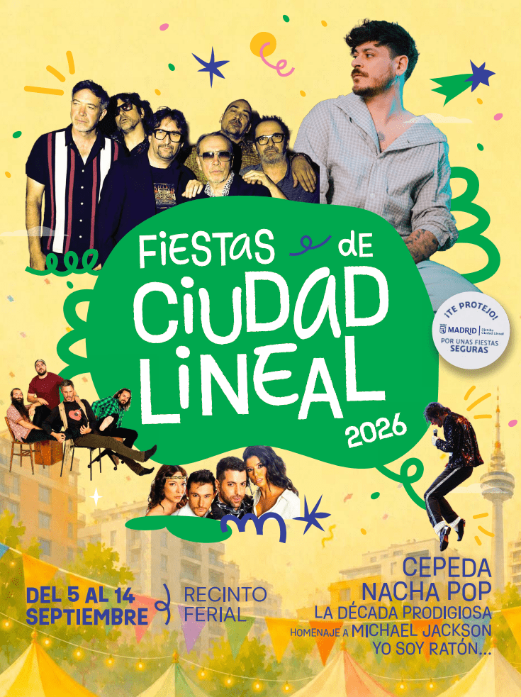Conciertos de las Fiestas de Ciudad Lineal (La Elipa) 2026